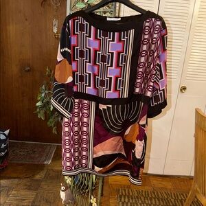 Trina Turk Multicolor Striped Dress